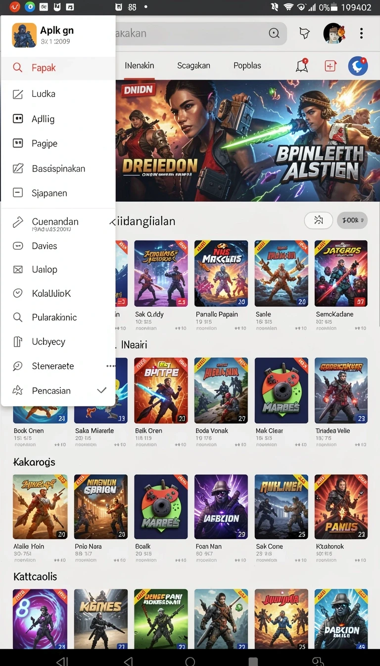 Pratinjau layar Review Aplikasi uustoto